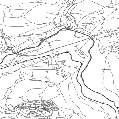 ROAD MAP OF BATHAMPTON, UNITED KINGDOM BY MAPBAKES