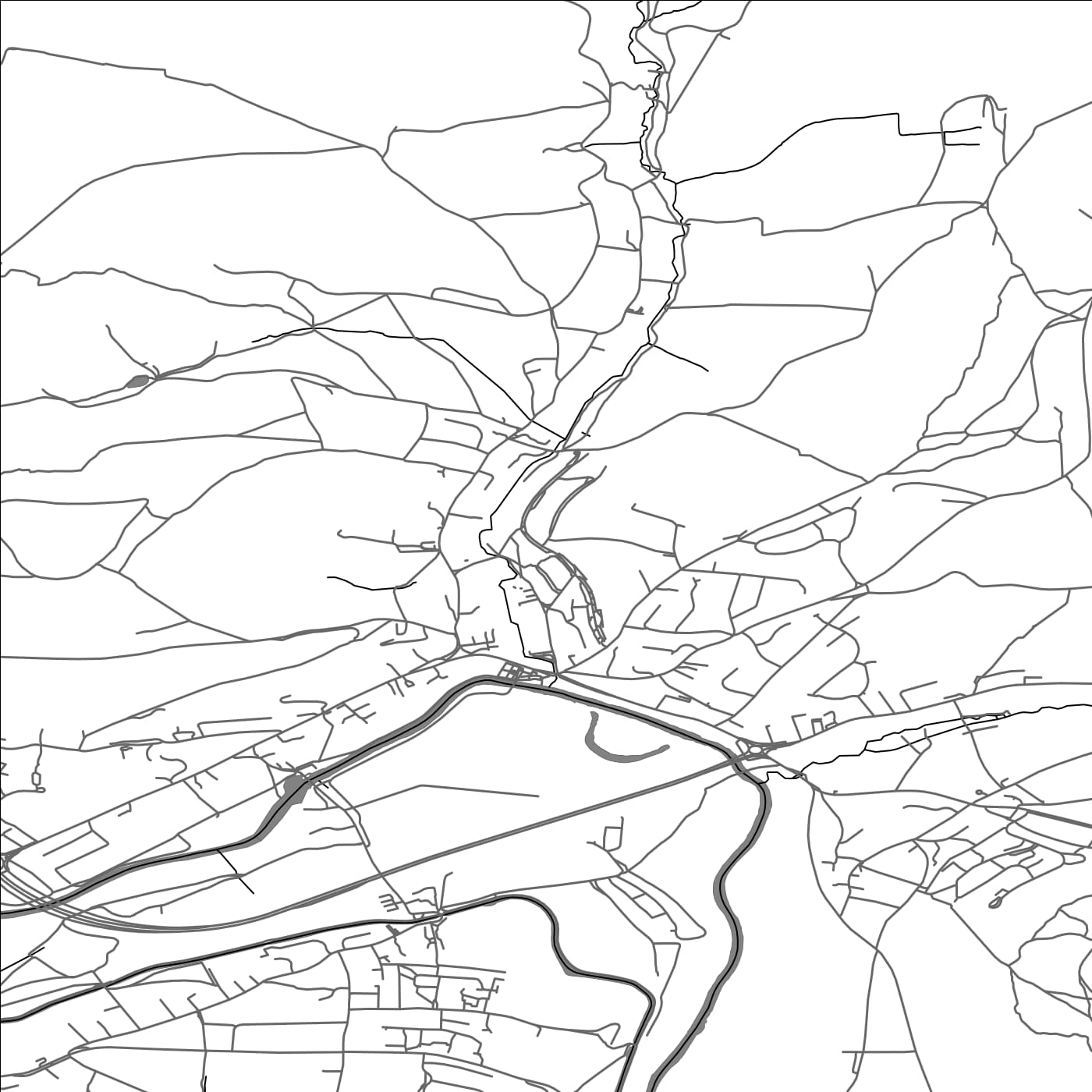 ROAD MAP OF BATHEASTON, UNITED KINGDOM BY MAPBAKES