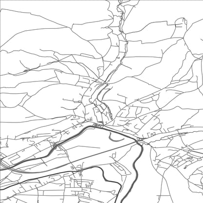 ROAD MAP OF BATHEASTON, UNITED KINGDOM BY MAPBAKES