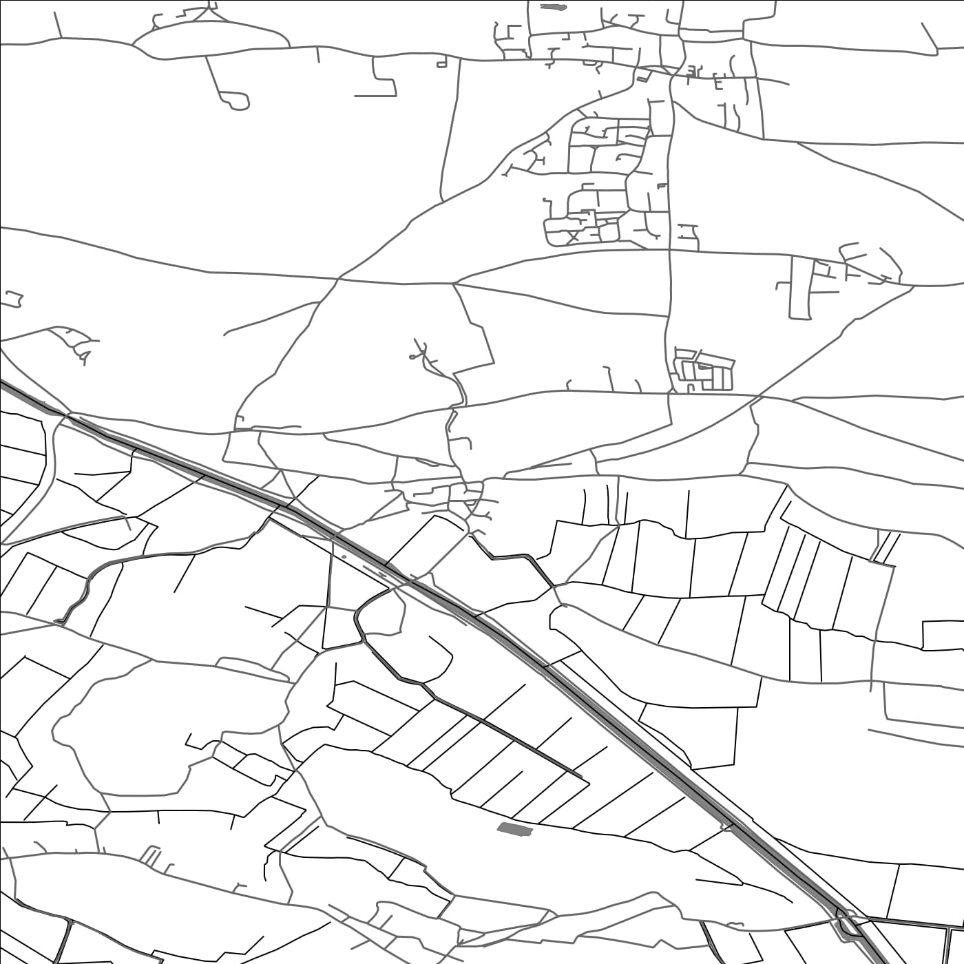 ROAD MAP OF BAWDRIP, UNITED KINGDOM BY MAPBAKES