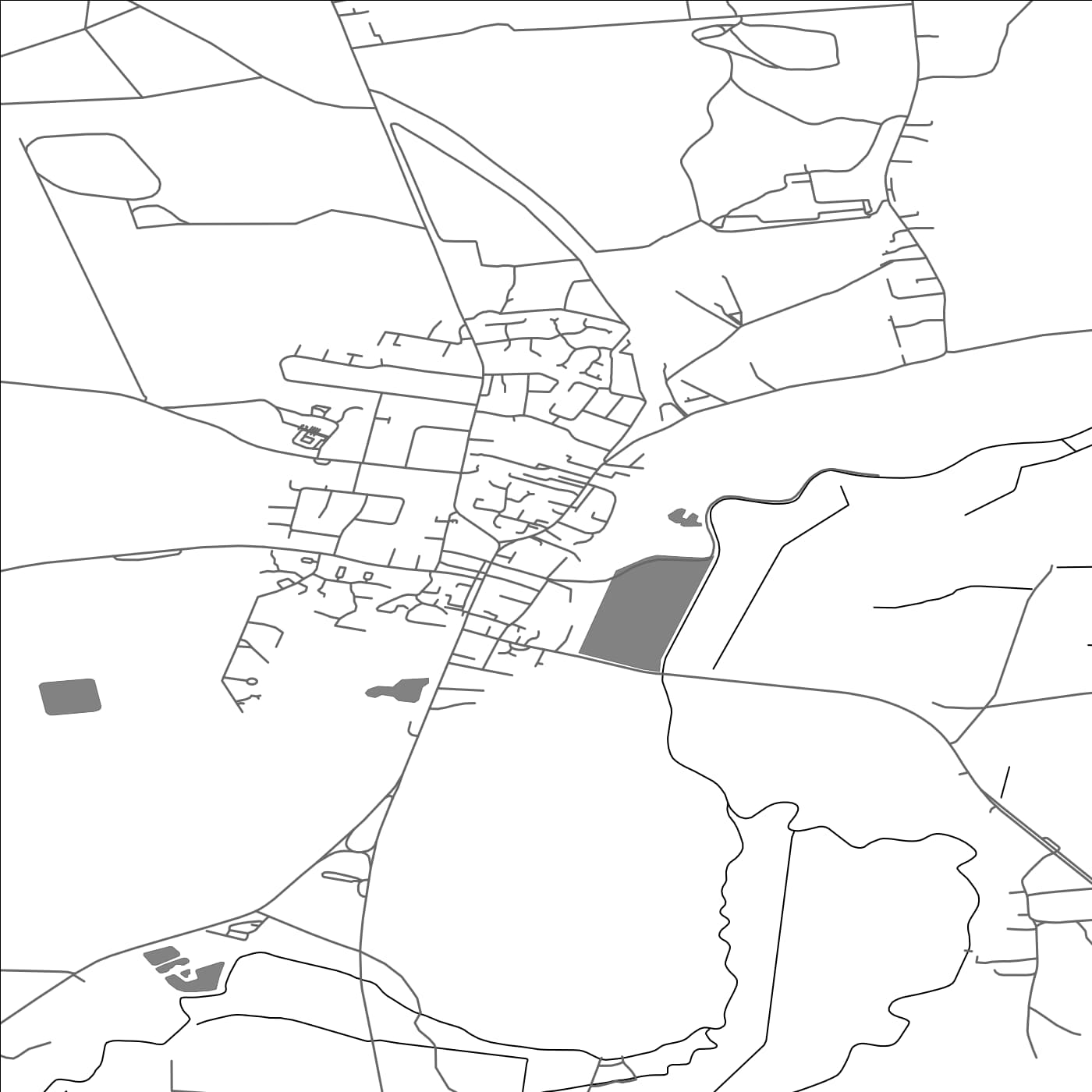 ROAD MAP OF BAWTRY, UNITED KINGDOM BY MAPBAKES