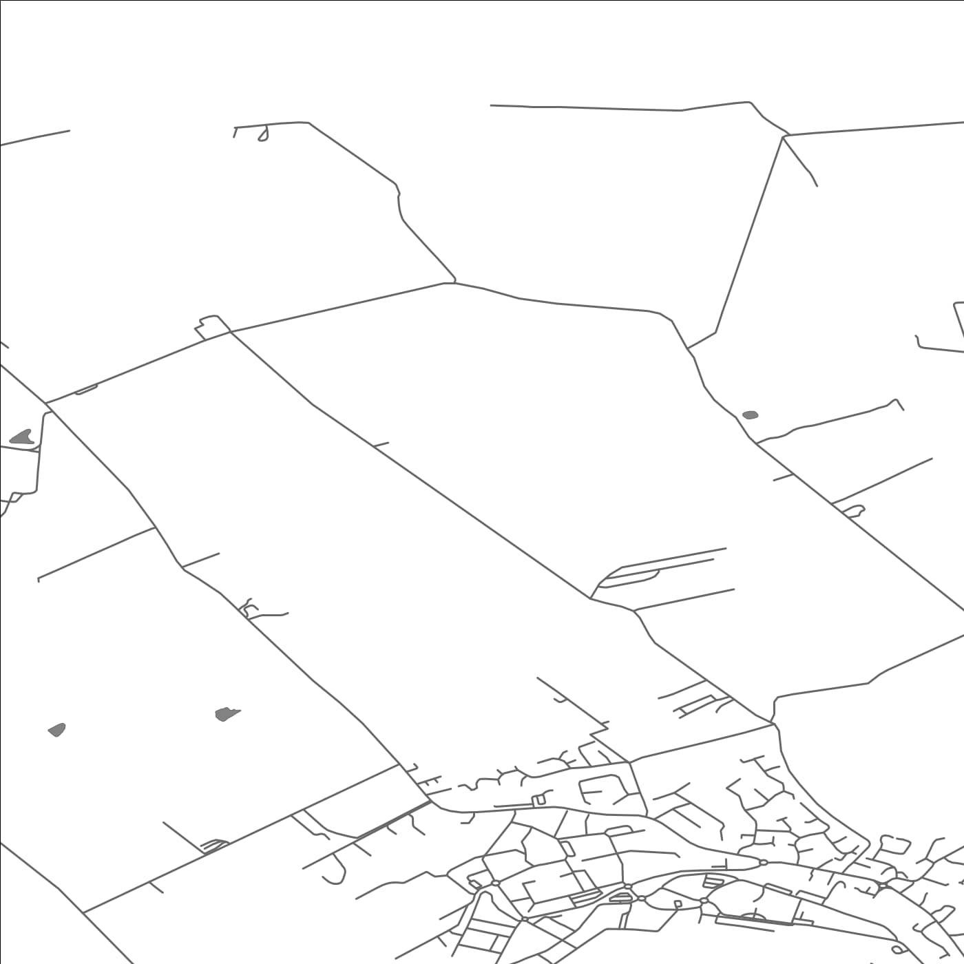 ROAD MAP OF BECK ROW, HOLYWELL ROW AND KENNY HILL, UNITED KINGDOM BY MAPBAKES