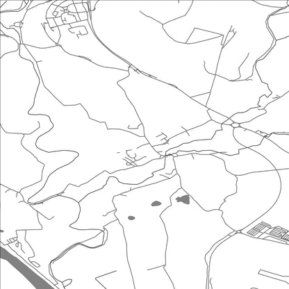 ROAD MAP OF BECKERMET, UNITED KINGDOM BY MAPBAKES