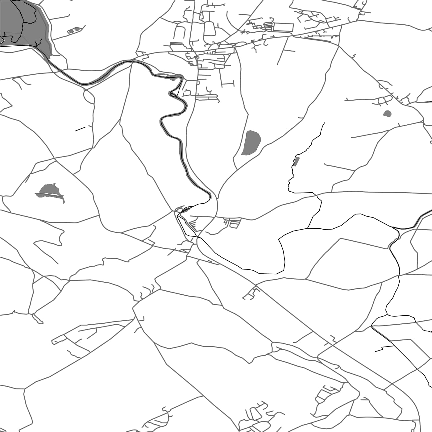 ROAD MAP OF BEETHAM, UNITED KINGDOM BY MAPBAKES