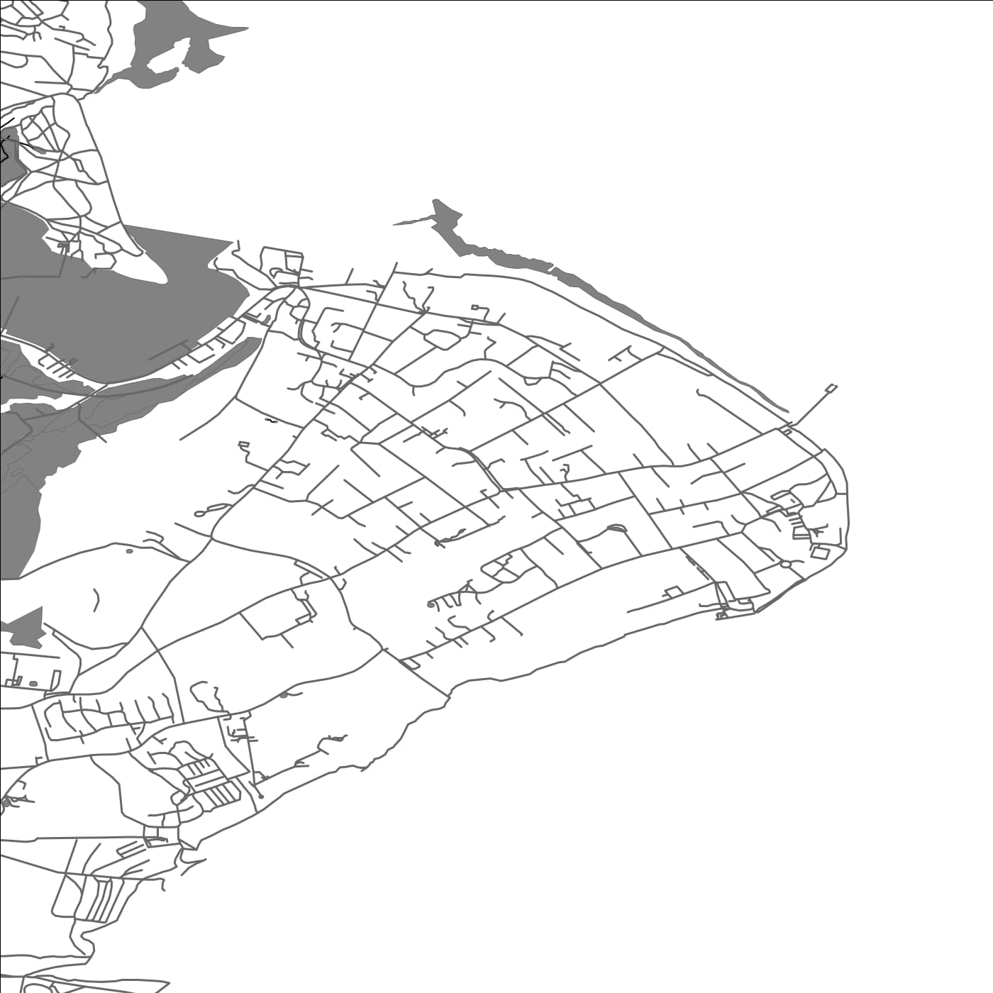 ROAD MAP OF BEMBRIDGE, UNITED KINGDOM BY MAPBAKES