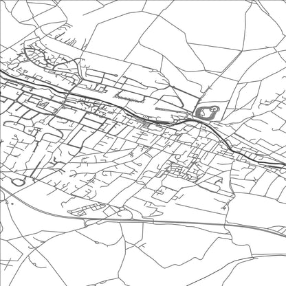 ROAD MAP OF BERKHAMSTED, UNITED KINGDOM BY MAPBAKES