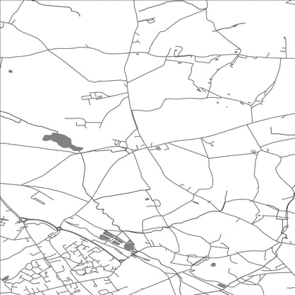 ROAD MAP OF BERKSWELL, UNITED KINGDOM BY MAPBAKES