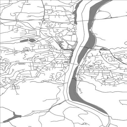 ROAD MAP OF BIDEFORD, UNITED KINGDOM BY MAPBAKES