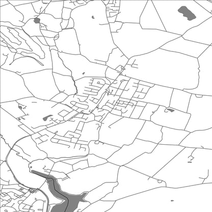 ROAD MAP OF BILLINGE CHAPEL END, UNITED KINGDOM BY MAPBAKES