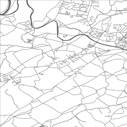 ROAD MAP OF BILLINGTON, UNITED KINGDOM BY MAPBAKES