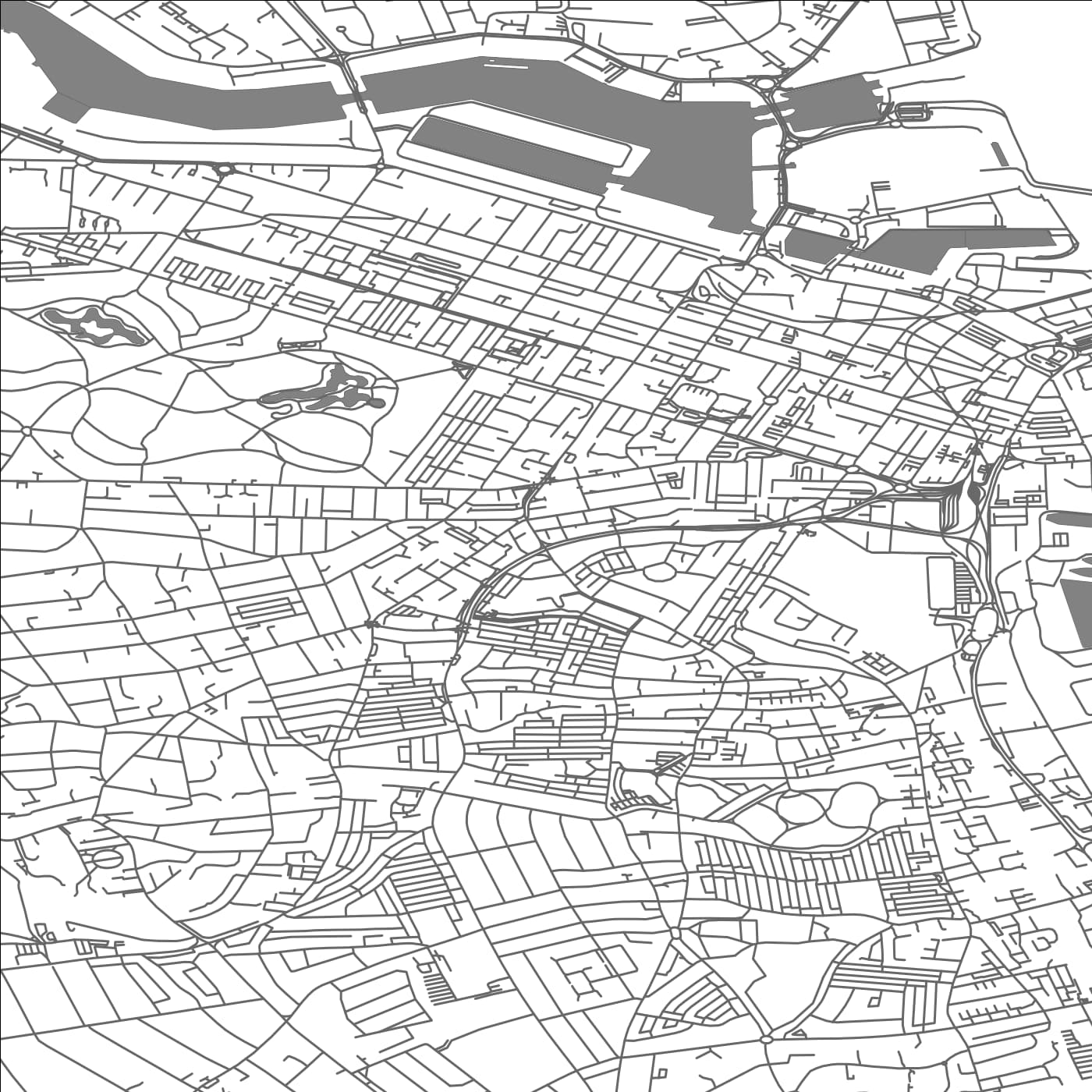 ROAD MAP OF BIRKENHEAD, UNITED KINGDOM BY MAPBAKES