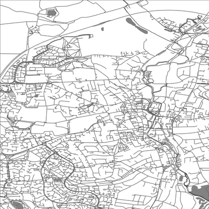 ROAD MAP OF BISHOP'S STORTFORD, UNITED KINGDOM BY MAPBAKES