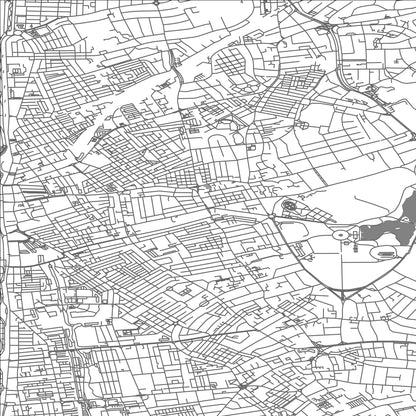 ROAD MAP OF BLACKPOOL, UNITED KINGDOM BY MAPBAKES