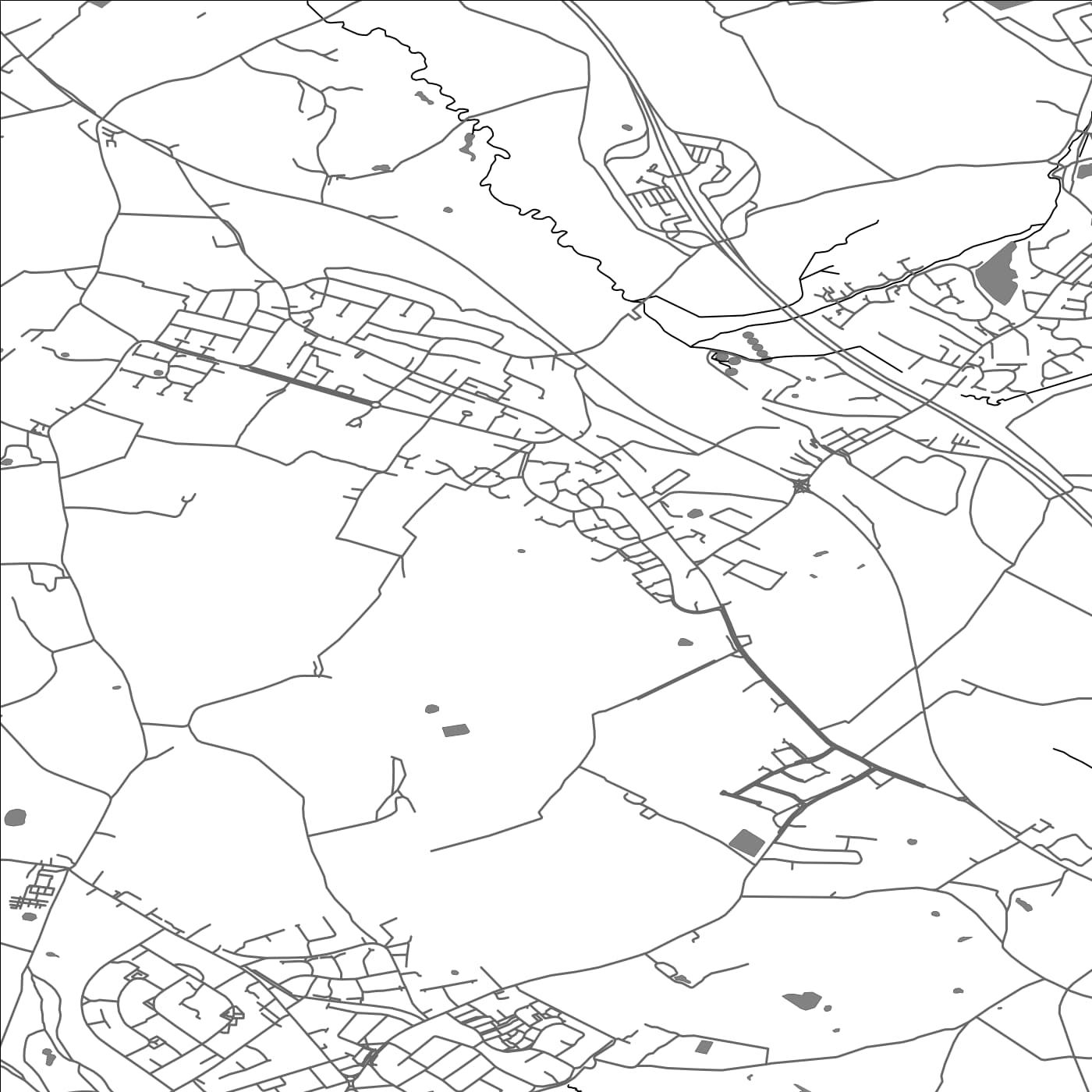 ROAD MAP OF BLACKROD, UNITED KINGDOM BY MAPBAKES