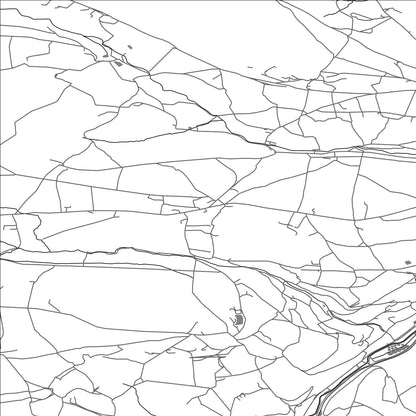 ROAD MAP OF BLACKSHAW, UNITED KINGDOM BY MAPBAKES