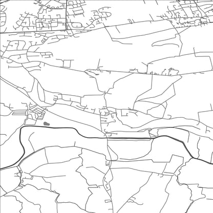 ROAD MAP OF BLEADON, UNITED KINGDOM BY MAPBAKES