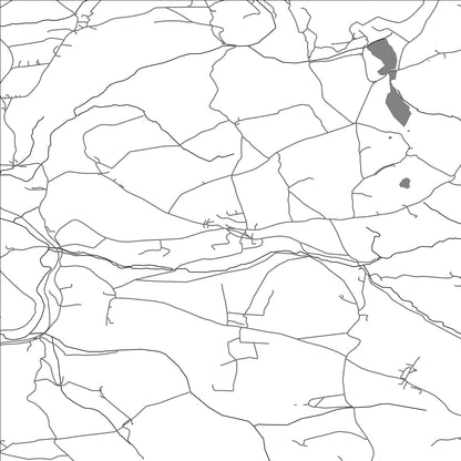 ROAD MAP OF BLISLAND, UNITED KINGDOM BY MAPBAKES