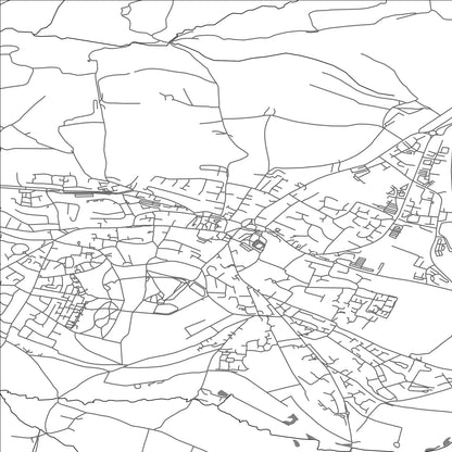 ROAD MAP OF BODMIN, UNITED KINGDOM BY MAPBAKES