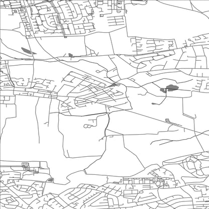 ROAD MAP OF BOLDON, UNITED KINGDOM BY MAPBAKES