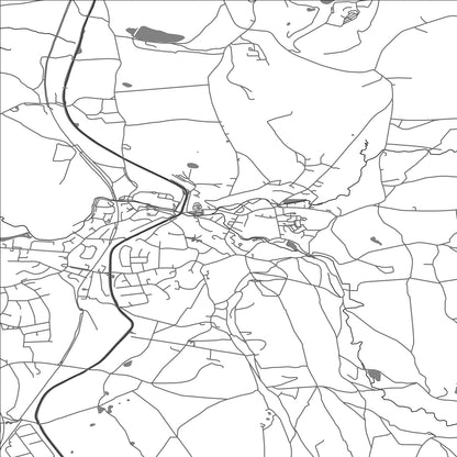 ROAD MAP OF BOLLINGTON, UNITED KINGDOM BY MAPBAKES