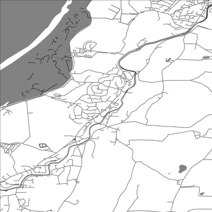 ROAD MAP OF BOLTON-LE-SANDS, UNITED KINGDOM BY MAPBAKES