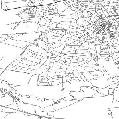 ROAD MAP OF BOWDON, UNITED KINGDOM BY MAPBAKES