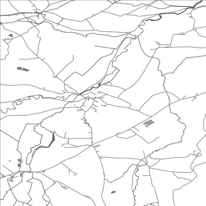 ROAD MAP OF BRADFORD-ON-TONE, UNITED KINGDOM BY MAPBAKES