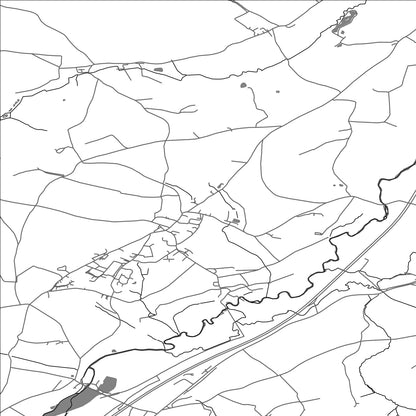 ROAD MAP OF BRADNINCH, UNITED KINGDOM BY MAPBAKES