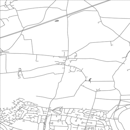 ROAD MAP OF BRAITHWELL, UNITED KINGDOM BY MAPBAKES