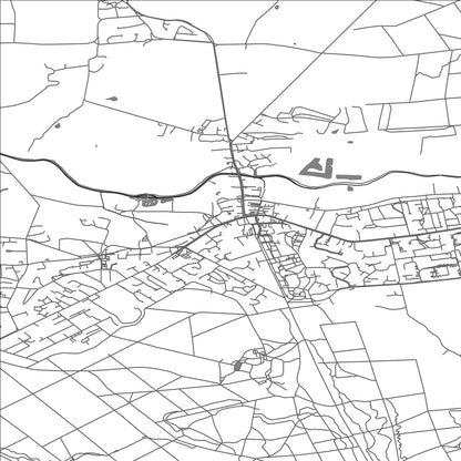 ROAD MAP OF BRANDON, UNITED KINGDOM BY MAPBAKES