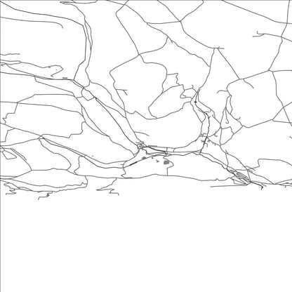 ROAD MAP OF BRANSCOMBE, UNITED KINGDOM BY MAPBAKES