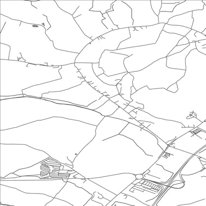 ROAD MAP OF BRENT KNOLL, UNITED KINGDOM BY MAPBAKES