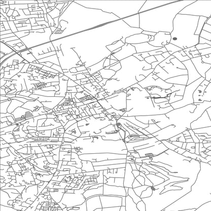 ROAD MAP OF BRENTWOOD, UNITED KINGDOM BY MAPBAKES