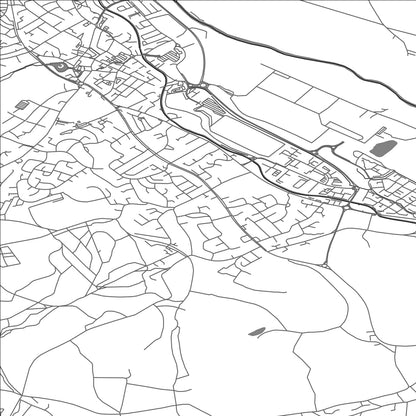 ROAD MAP OF BRERETON, UNITED KINGDOM BY MAPBAKES