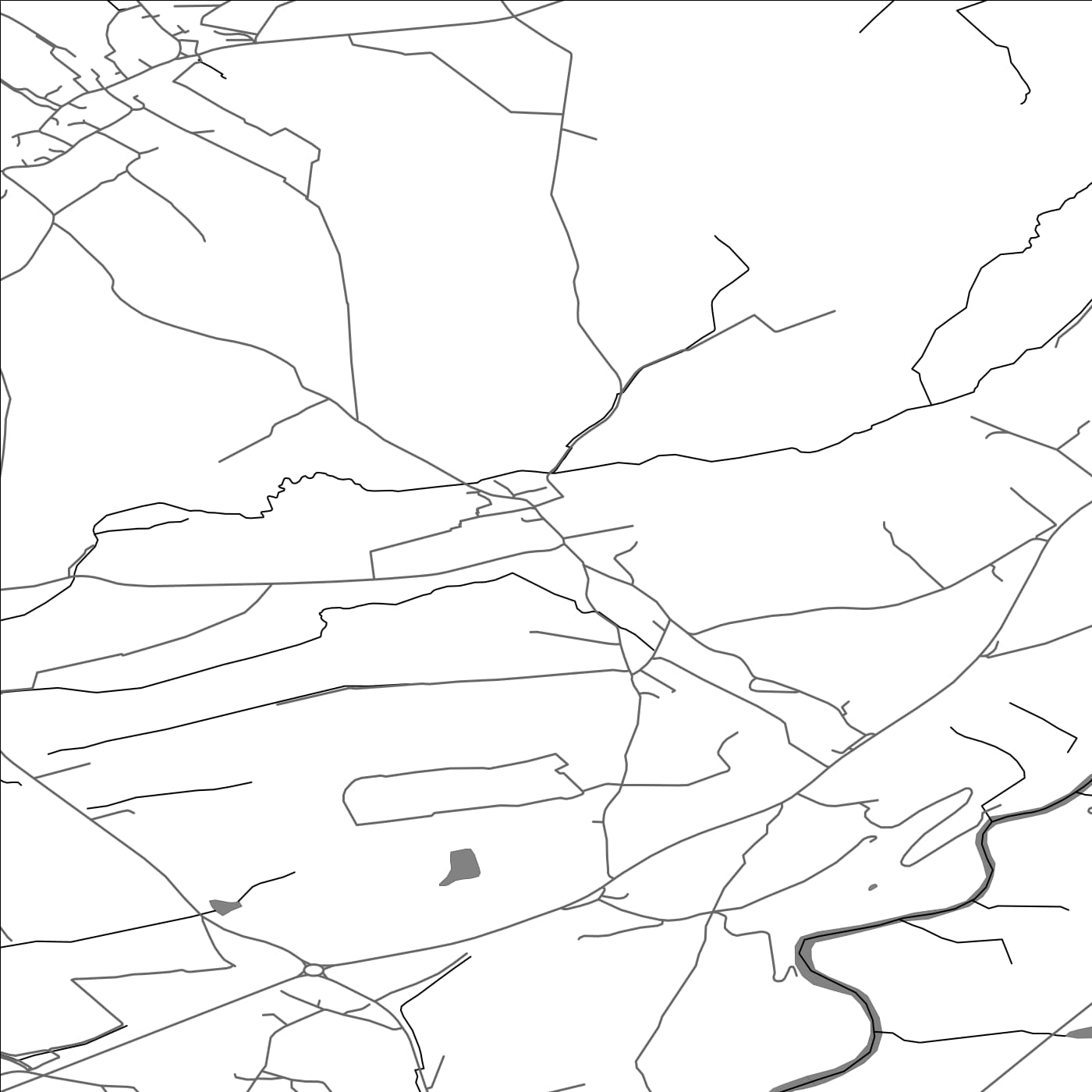 ROAD MAP OF BRIDEKIRK, UNITED KINGDOM BY MAPBAKES