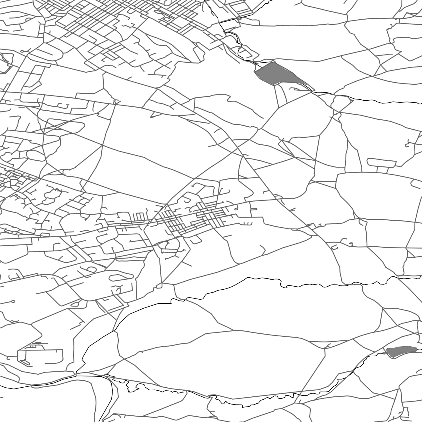 ROAD MAP OF BRIERCLIFFE, UNITED KINGDOM BY MAPBAKES