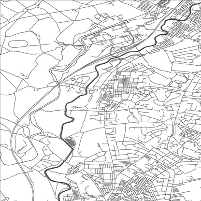 ROAD MAP OF BRIERFIELD, UNITED KINGDOM BY MAPBAKES