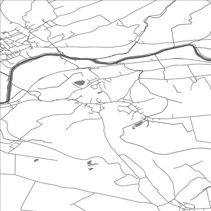 ROAD MAP OF BRIGHAM, UNITED KINGDOM BY MAPBAKES