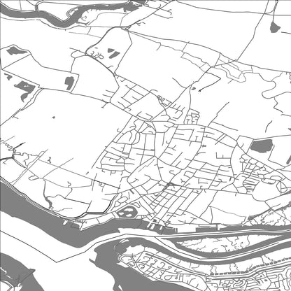 ROAD MAP OF BRIGHTLINGSEA, UNITED KINGDOM BY MAPBAKES