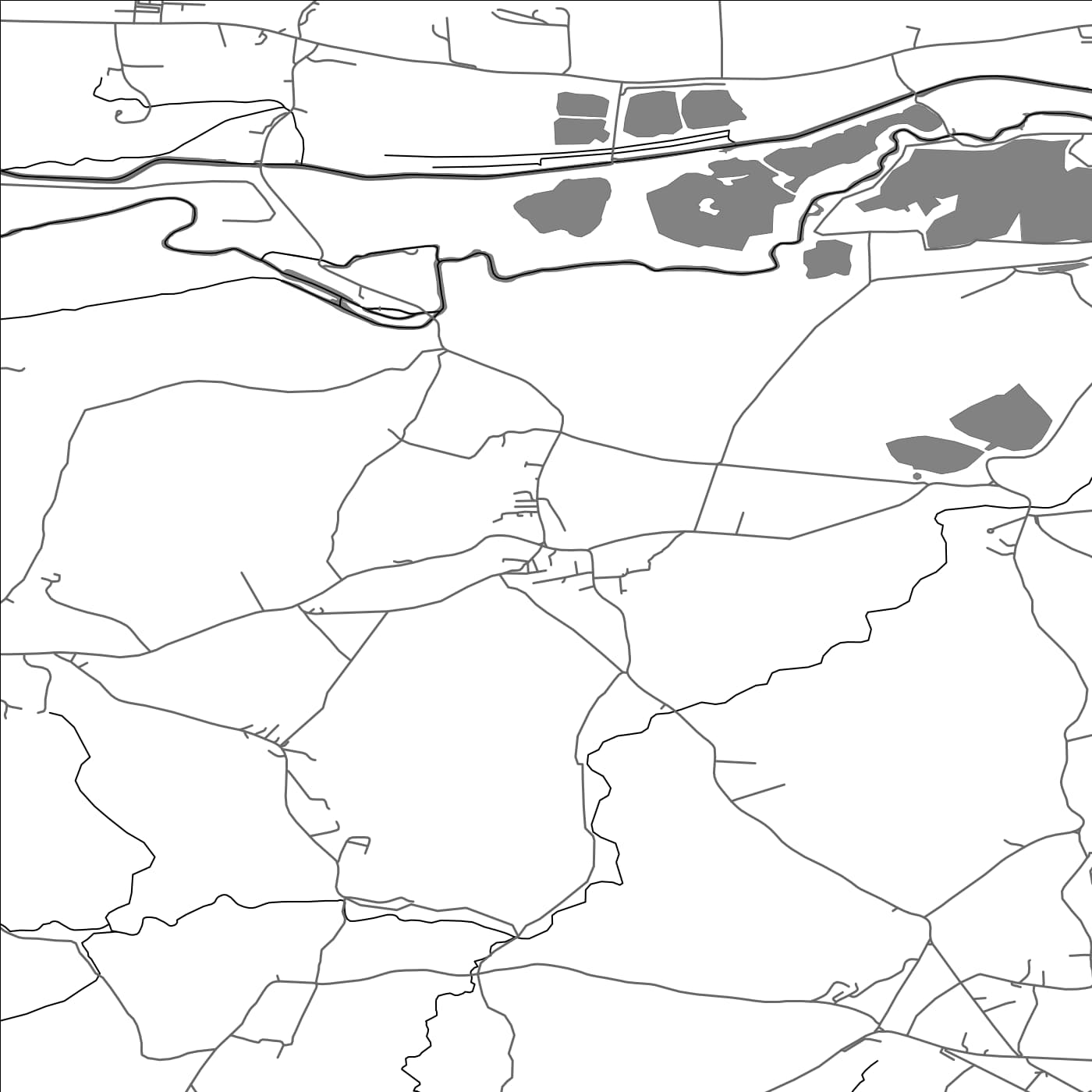 ROAD MAP OF BRIMPTON, UNITED KINGDOM BY MAPBAKES