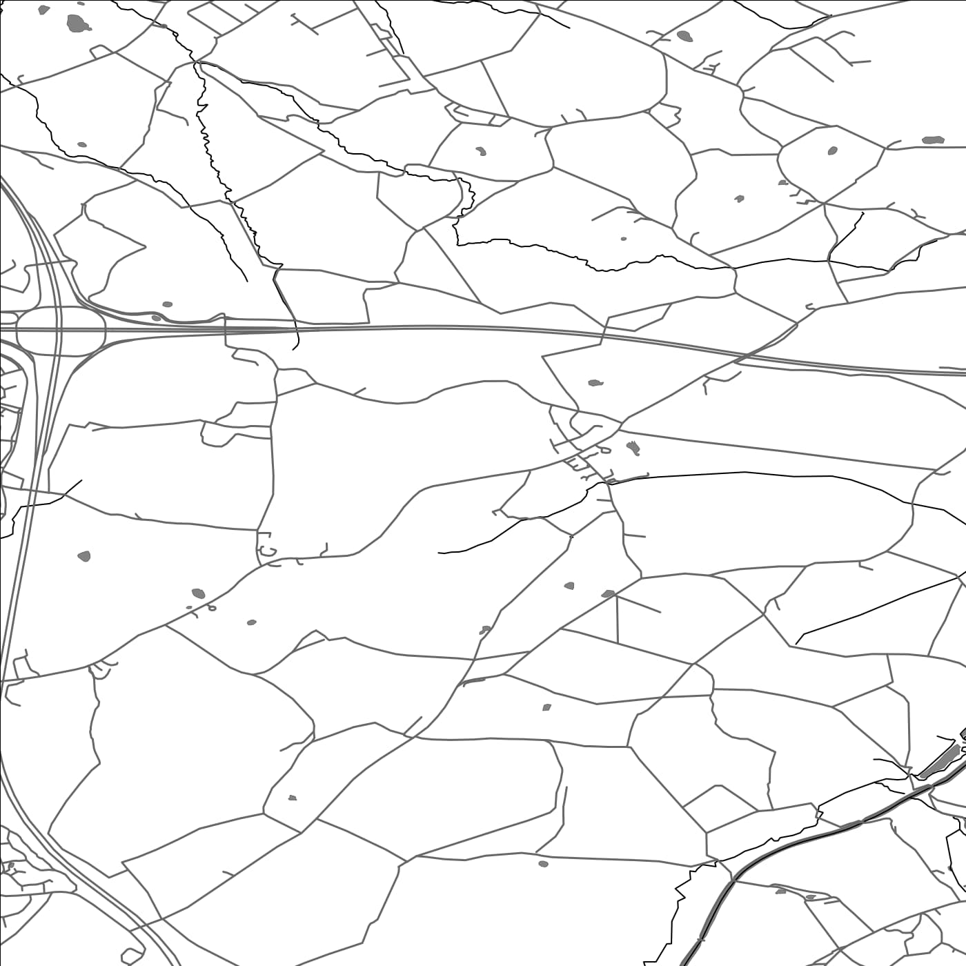 ROAD MAP OF BRINDLE, UNITED KINGDOM BY MAPBAKES