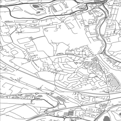 ROAD MAP OF BRINSWORTH, UNITED KINGDOM BY MAPBAKES