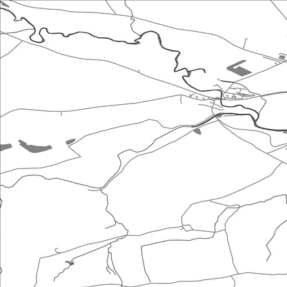 ROAD MAP OF BROMFIELD, UNITED KINGDOM BY MAPBAKES