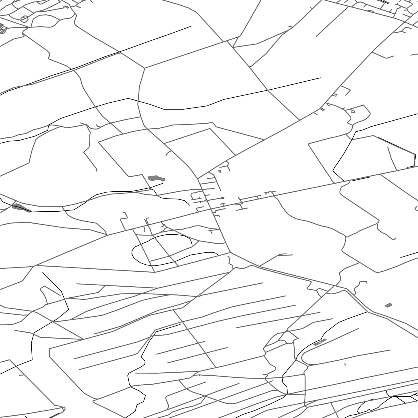 ROAD MAP OF BROUGHTON MOOR, UNITED KINGDOM BY MAPBAKES