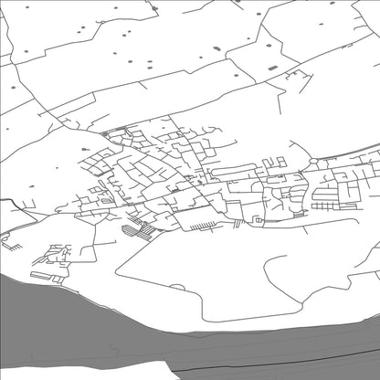 ROAD MAP OF BRYNING-WITH-WARTON, UNITED KINGDOM BY MAPBAKES