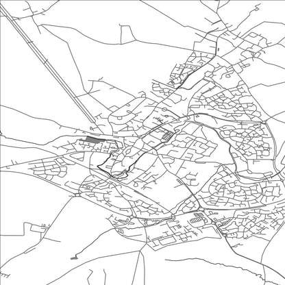 ROAD MAP OF BUCKINGHAM, UNITED KINGDOM BY MAPBAKES