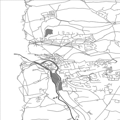 ROAD MAP OF BUDE–STRATTON, UNITED KINGDOM BY MAPBAKES