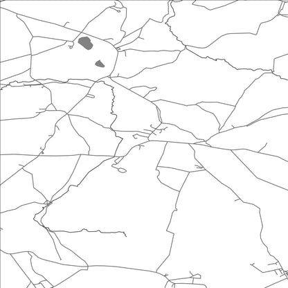 ROAD MAP OF BUERTON, UNITED KINGDOM BY MAPBAKES