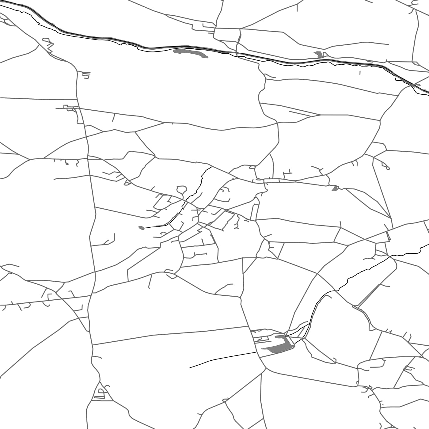 ROAD MAP OF BUNBURY, UNITED KINGDOM BY MAPBAKES