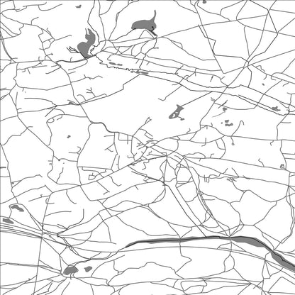 ROAD MAP OF BURLEY, UNITED KINGDOM BY MAPBAKES